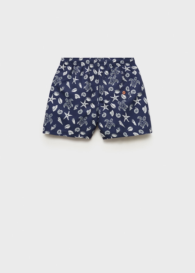 Mango Badeshorts Mit Maritimem Print