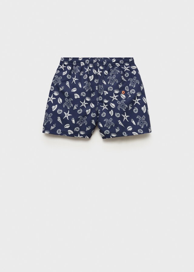 Mango Badeshorts Mit Maritimem Print