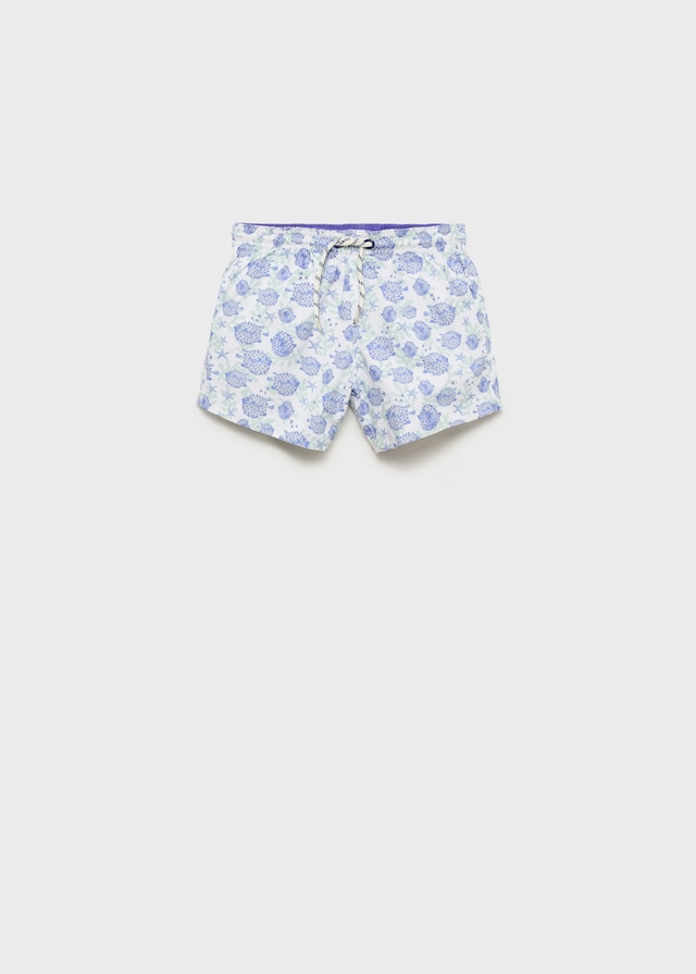 Mango Badeshorts Mit Maritimem Print