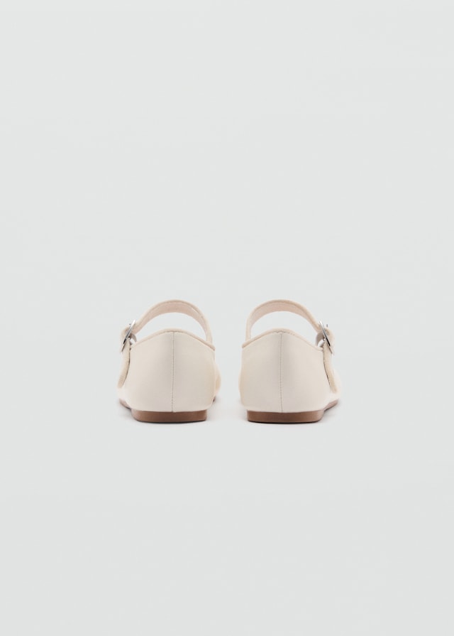 Mango Ballerinas Mit Runder Spitze Und Schnalle