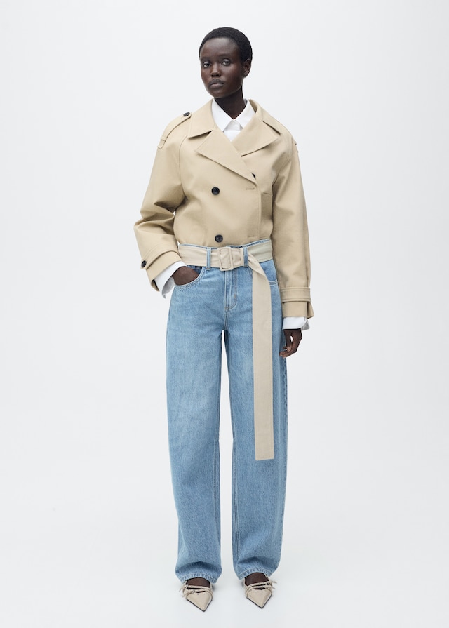 Mango Balloon-Jeans Mit Hoher Bundhöhe