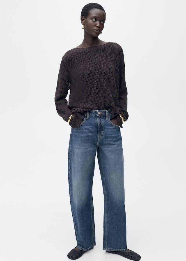 Mango Balloon-Jeans Mit Hoher Bundhöhe