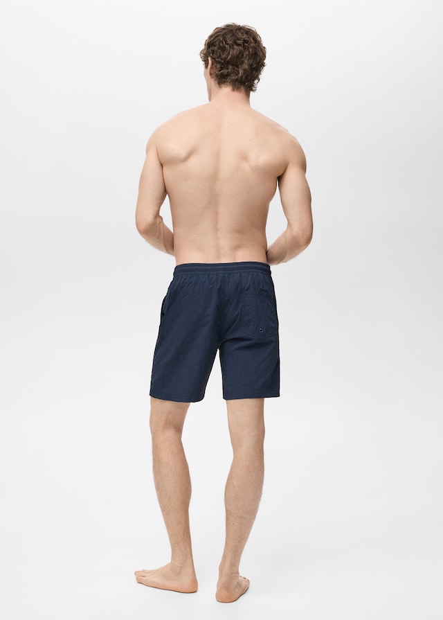 Mango Basic-Badeshorts Mit Kordelzug