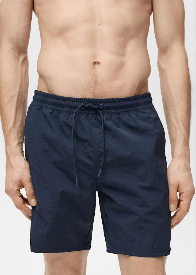 Mango Basic-Badeshorts Mit Kordelzug