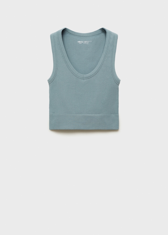 Mango Bauchfreies Sport-Top