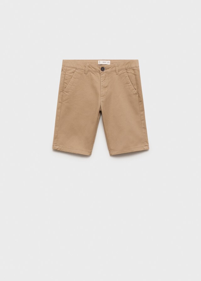Mango Baumwoll-Bermudas im Chino-Stil