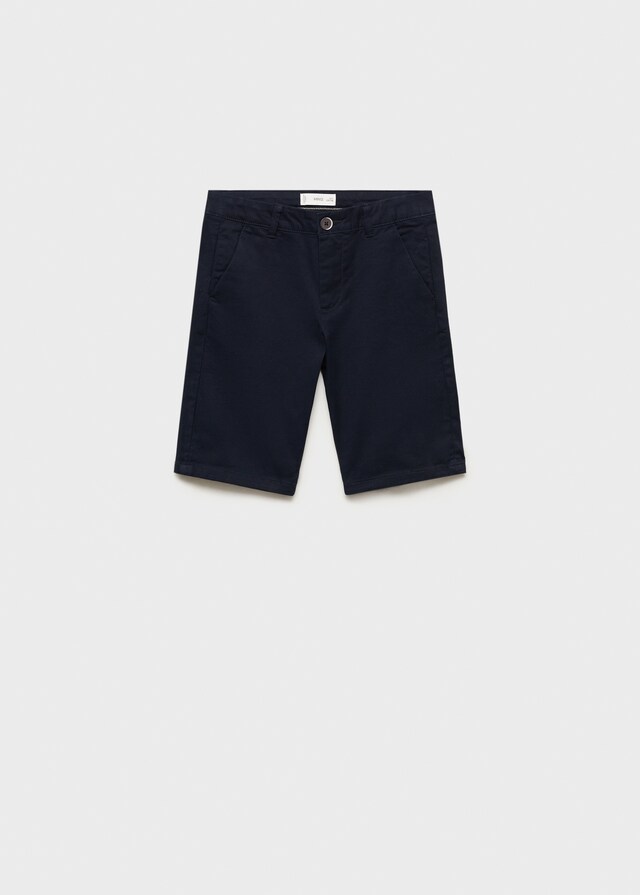 Mango Baumwoll-Bermudas im Chino-Stil