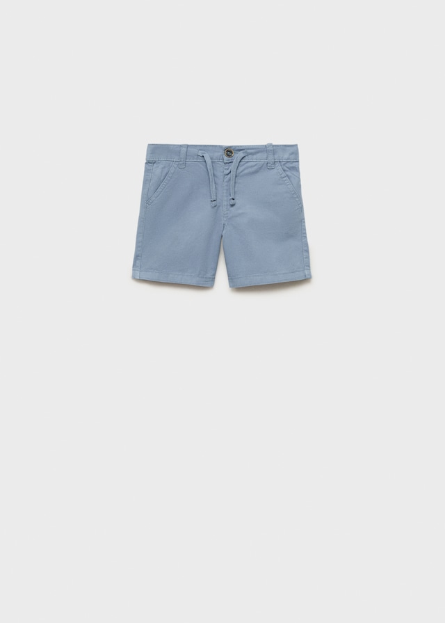 Mango Baumwoll-Bermudashorts Mit Kordelzug