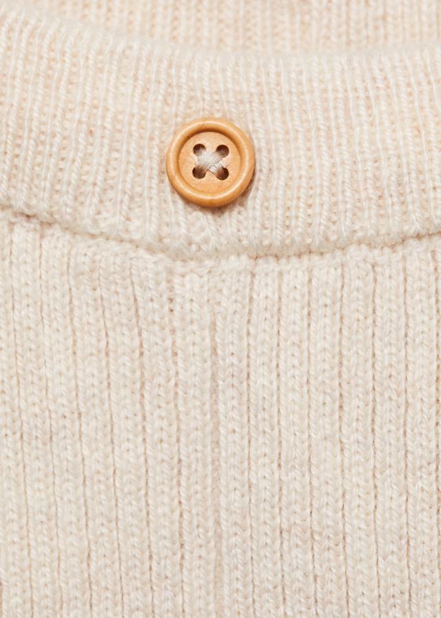 Mango Baumwoll-Leggings Mit Rippmuster