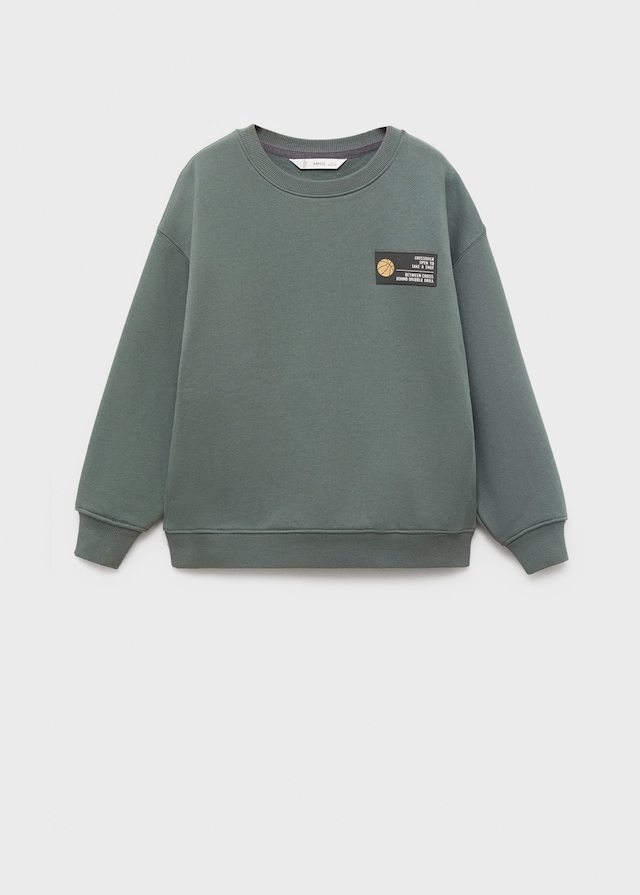 Mango Baumwoll-Sweatshirt Mit Cartoon