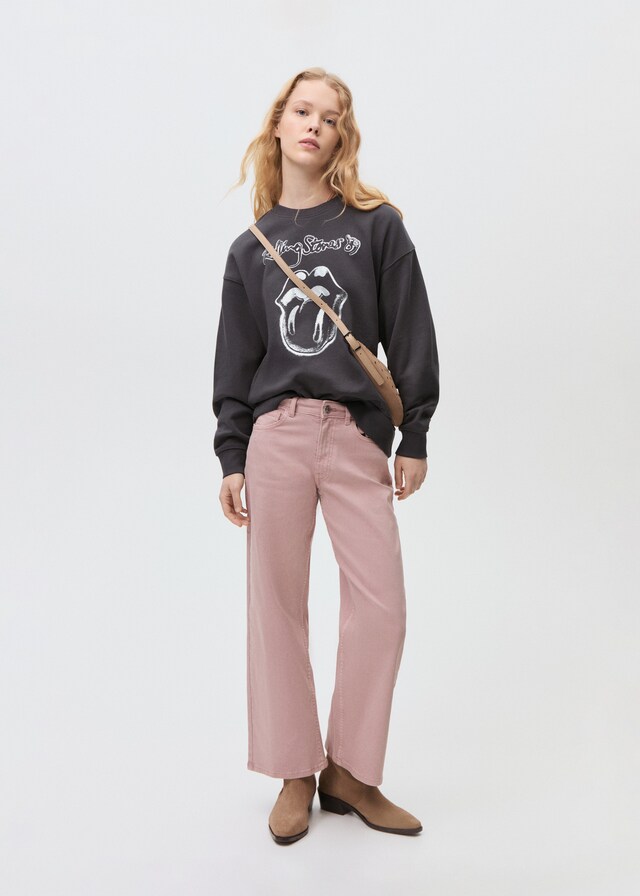 Mango Baumwoll-Sweatshirt Rollings