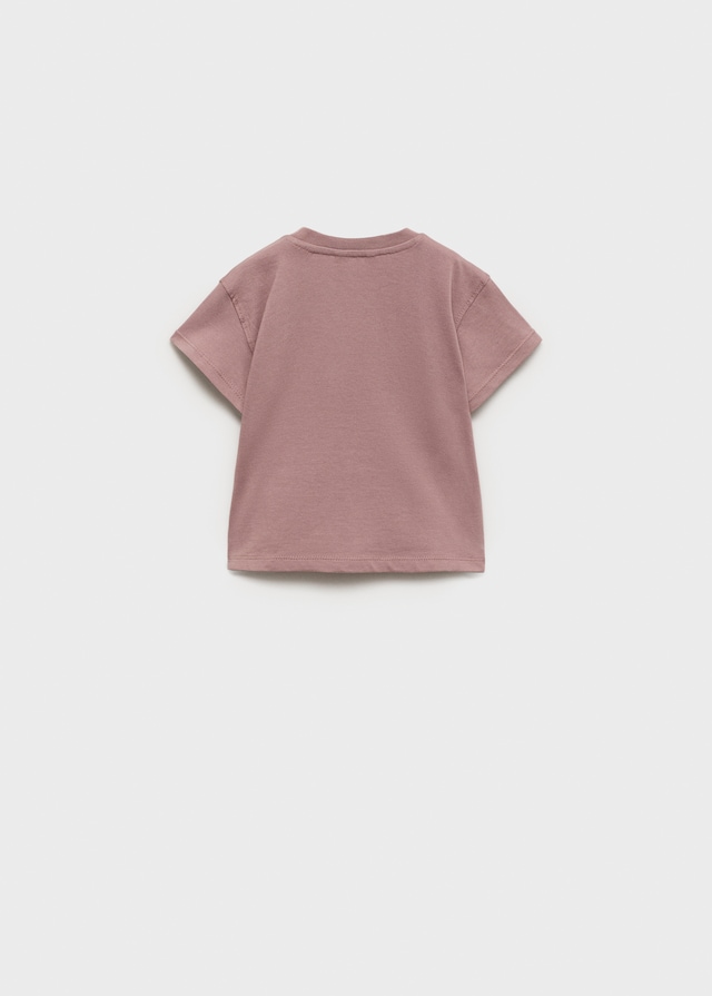 Mango Baumwoll-T-Shirt Mit Motiv