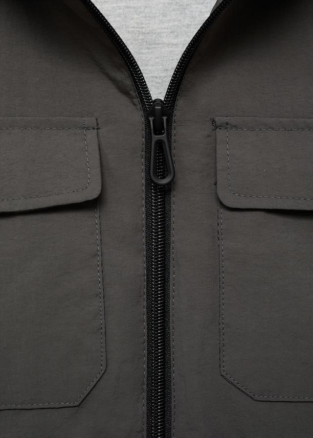 Mango Baumwollparka Mit Kapuze