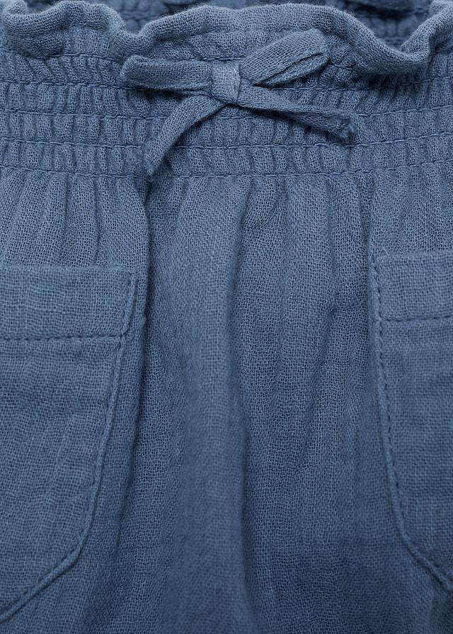 Mango Baumwollshorts Mit Jeanseffekt