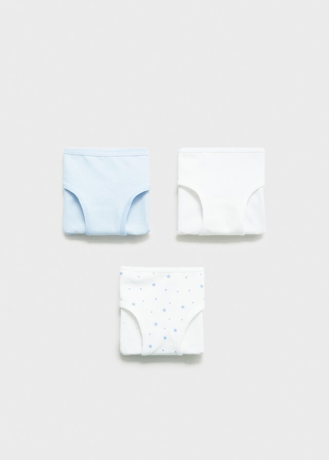 Mango Baumwollslip im Dreierpack