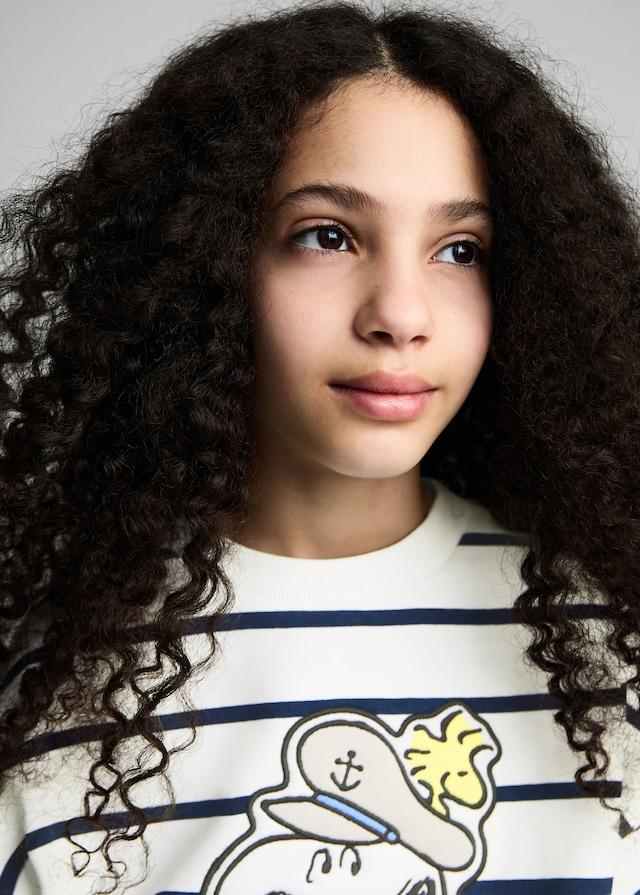 Mango Baumwollsweatshirt Snoopy