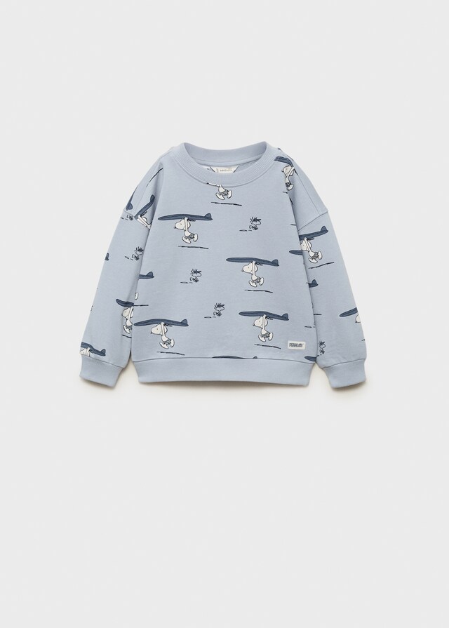 Mango Baumwollsweatshirt Snoopy