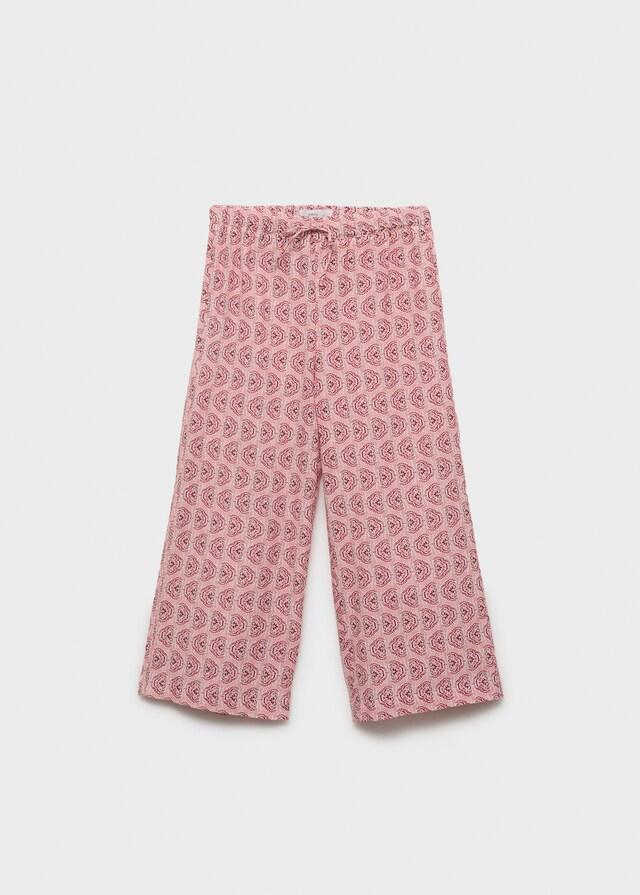 Mango Bedruckte Baumwollhose