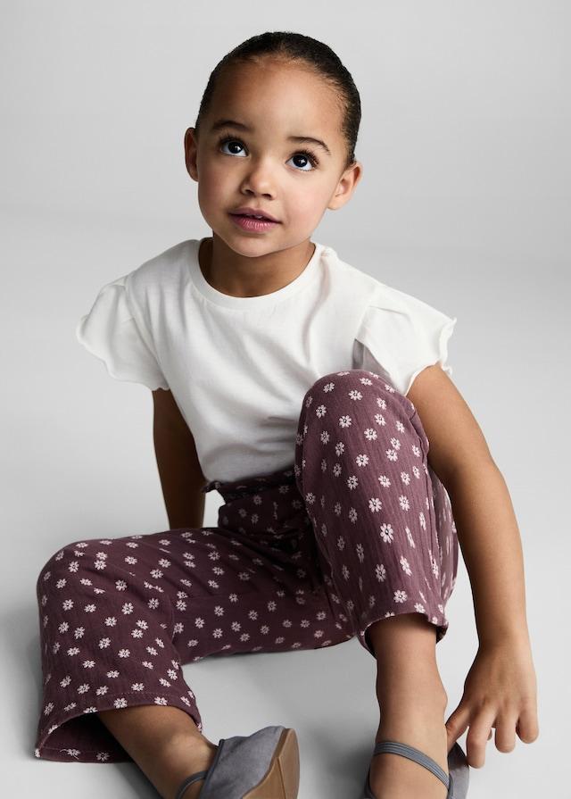 Mango Bedruckte Baumwollhose