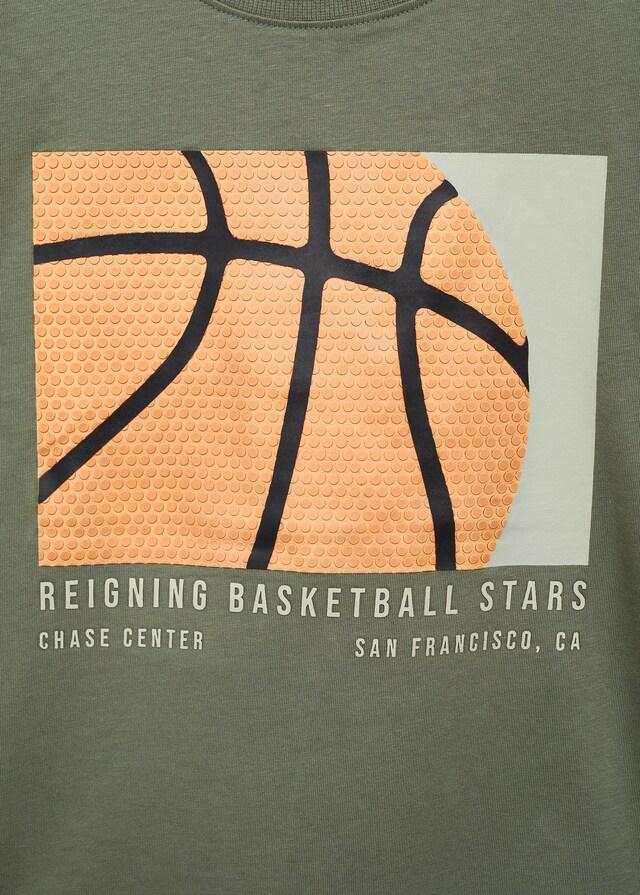 Mango Bedrucktes Baumwoll-T-Shirt