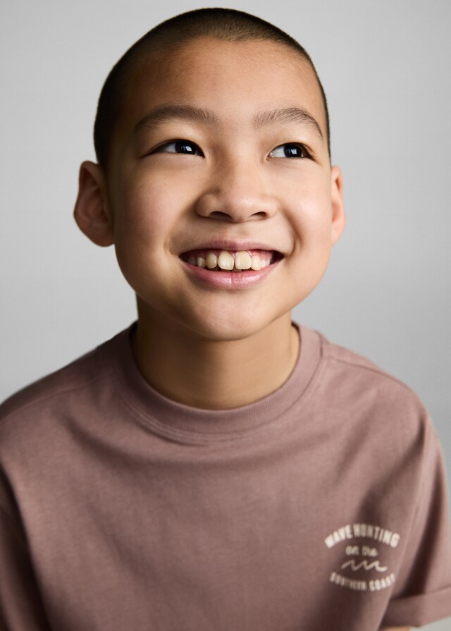 Mango Bedrucktes Baumwoll-T-Shirt