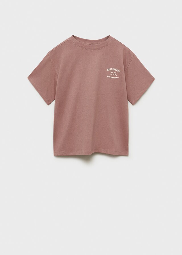 Mango Bedrucktes Baumwoll-T-Shirt