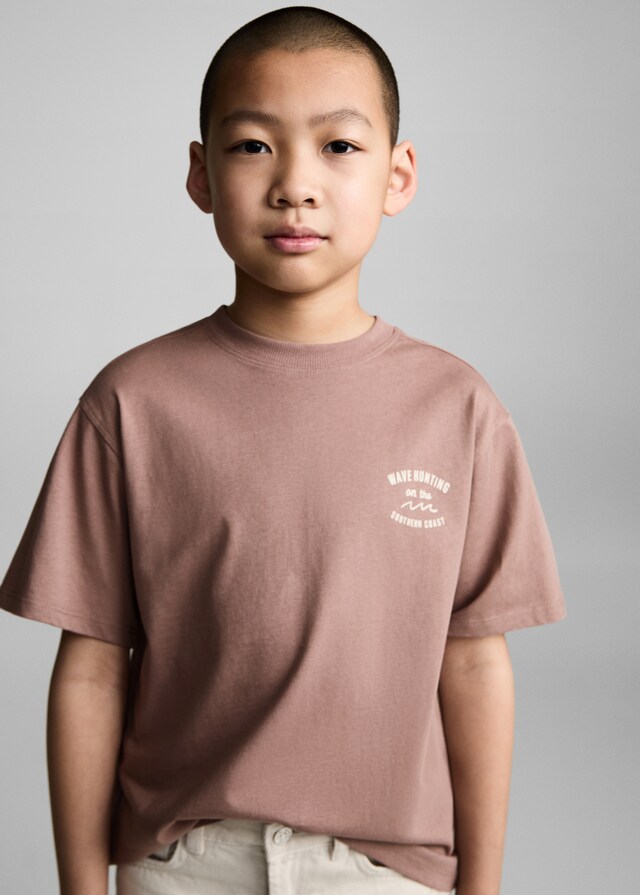 Mango Bedrucktes Baumwoll-T-Shirt