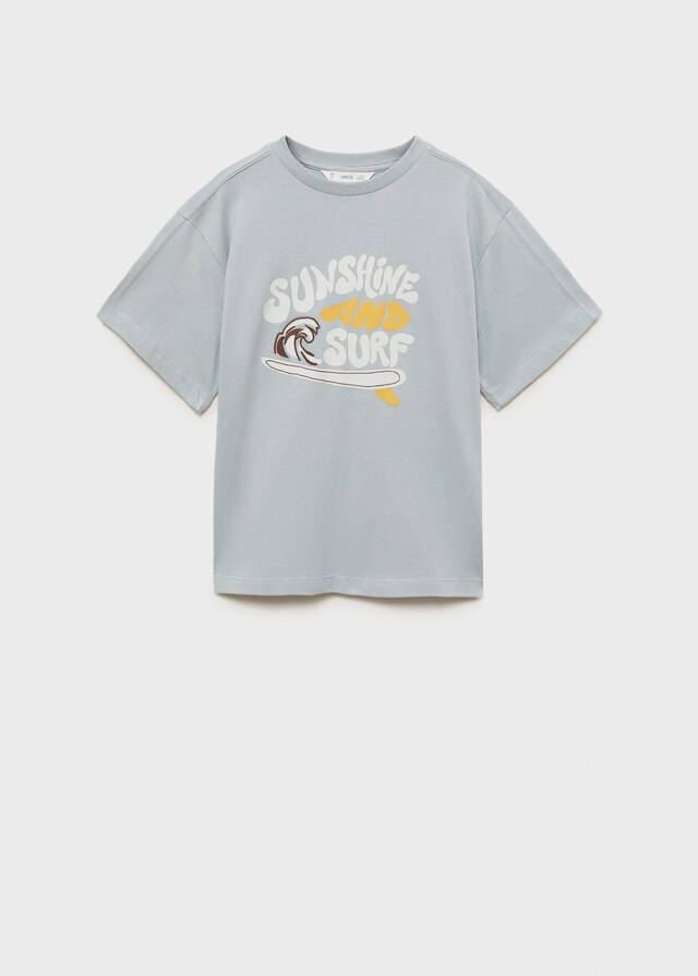 Mango Bedrucktes Baumwoll-T-Shirt