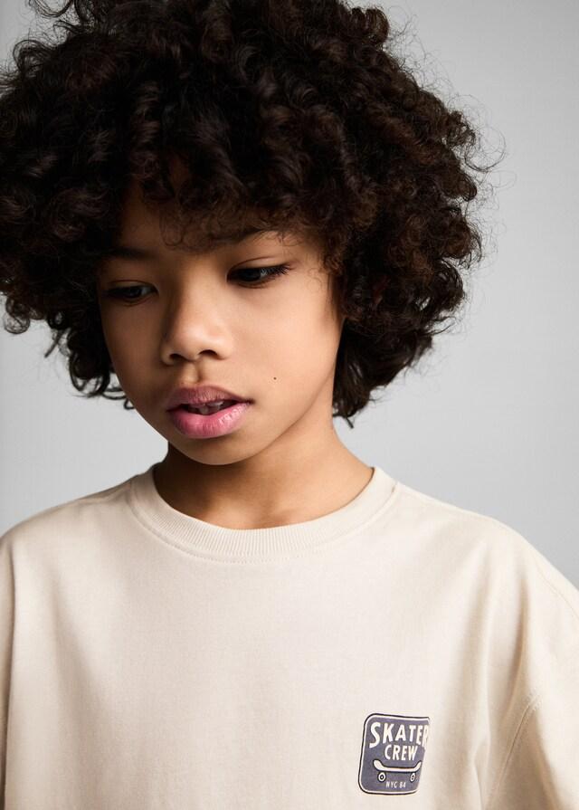 Mango Bedrucktes Baumwoll-T-Shirt