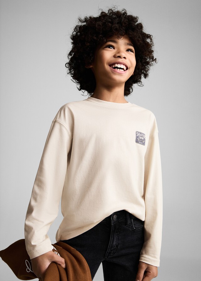 Mango Bedrucktes Baumwoll-T-Shirt