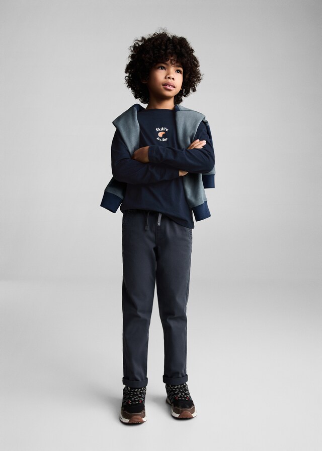 Mango Bedrucktes Baumwoll-T-Shirt