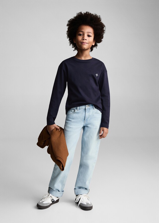 Mango Bedrucktes Baumwoll-T-Shirt