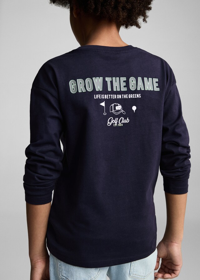 Mango Bedrucktes Baumwoll-T-Shirt