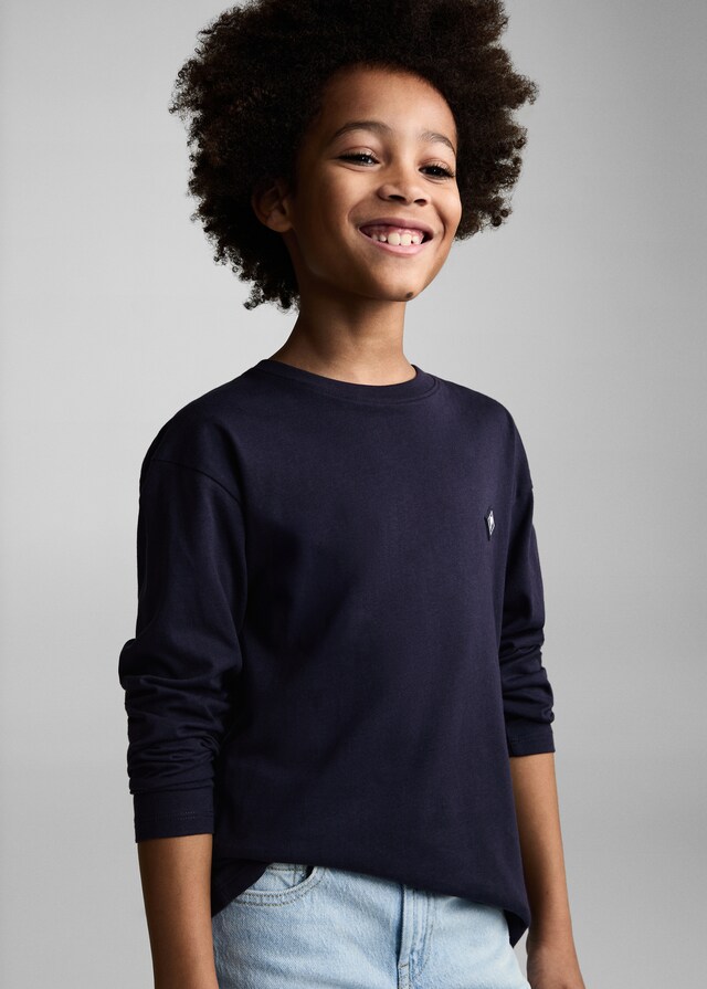 Mango Bedrucktes Baumwoll-T-Shirt