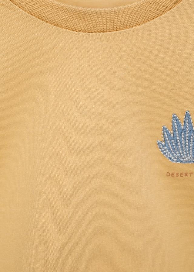 Mango Bedrucktes Baumwoll-T-Shirt