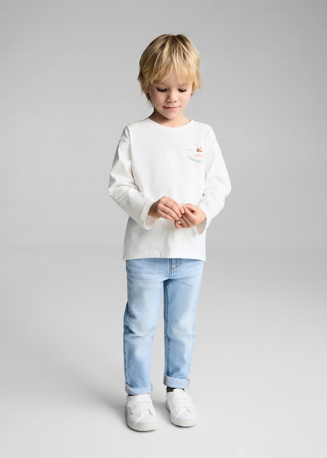 Mango Bedrucktes Baumwoll-T-Shirt