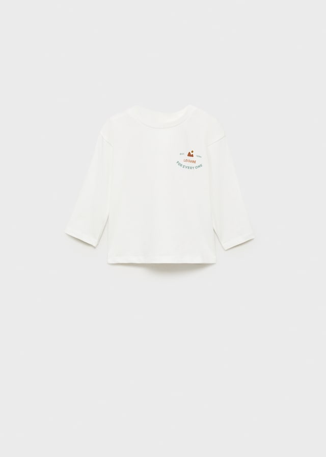 Mango Bedrucktes Baumwoll-T-Shirt