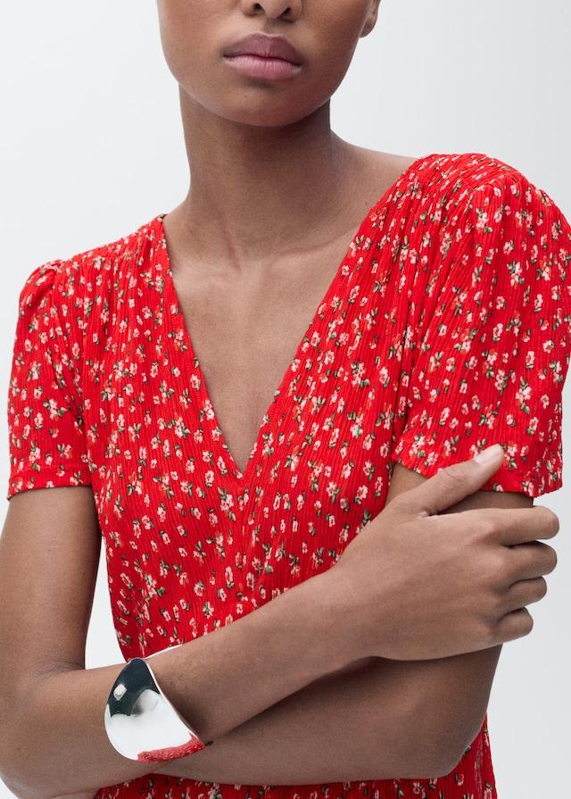 Mango Bedrucktes Midikleid