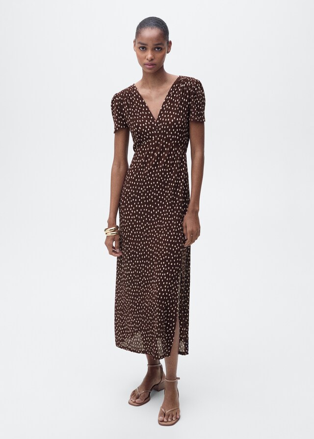 Mango Bedrucktes Midikleid