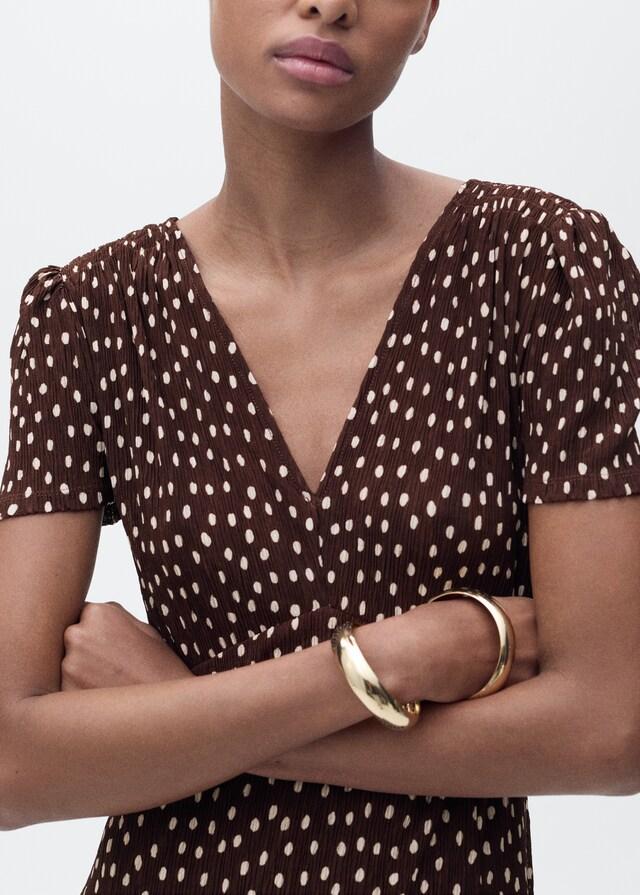 Mango Bedrucktes Midikleid