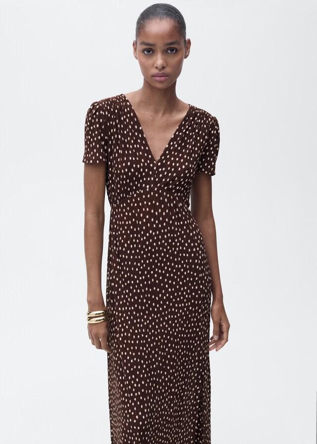 Mango Bedrucktes Midikleid