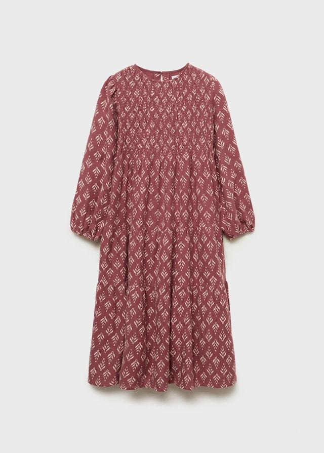 Mango Bedrucktes Rüschenkleid