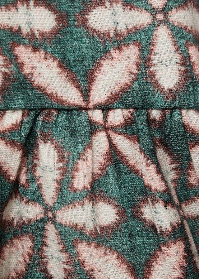 Mango Bedrucktes Rüschenkleid