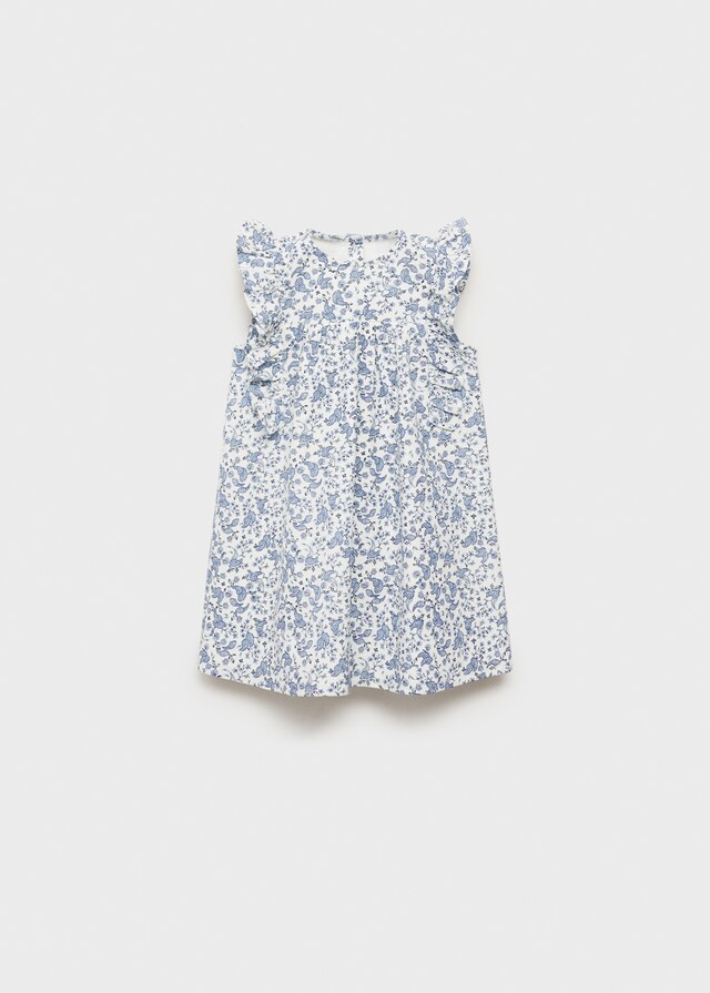 Mango Bedrucktes Rüschenkleid