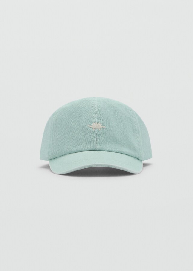 Mango Bestickte Schirmmütze