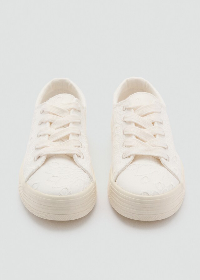 Mango Bestickte Sneakers