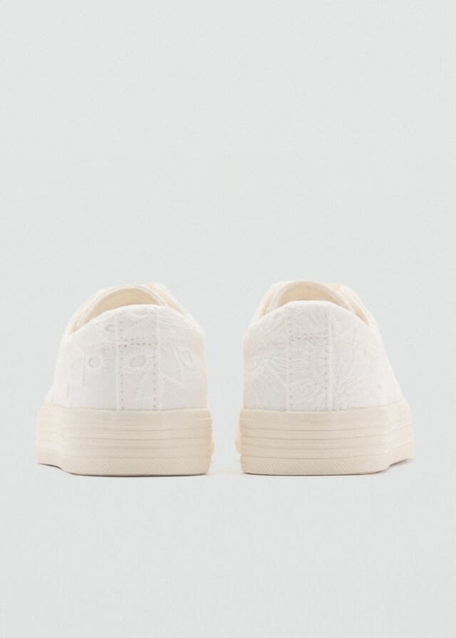 Mango Bestickte Sneakers