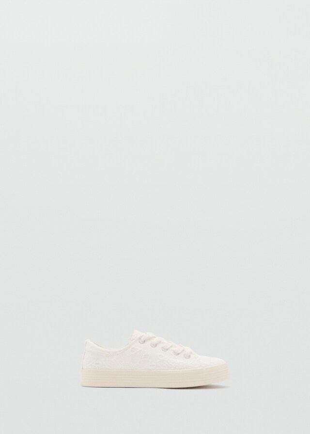 Mango Bestickte Sneakers