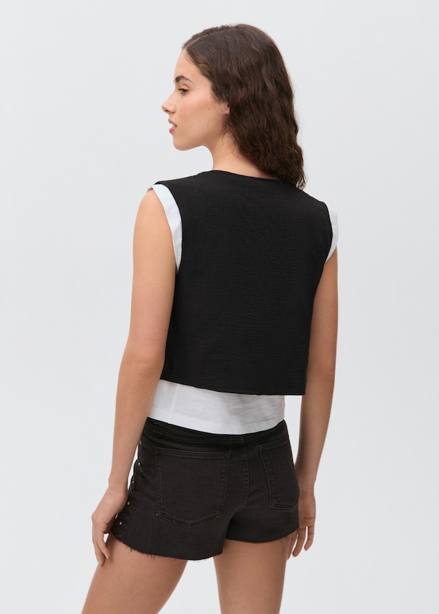 Mango Bestickte Weste