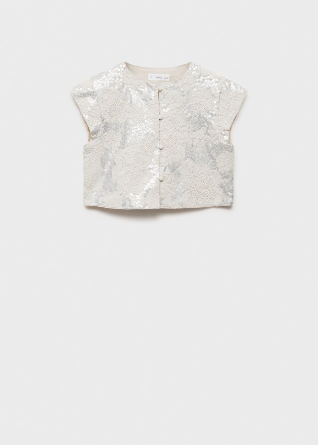 Mango Bestickte Weste